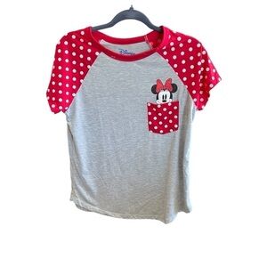 Minnie Mouse Disney Red Polka Dots Tee